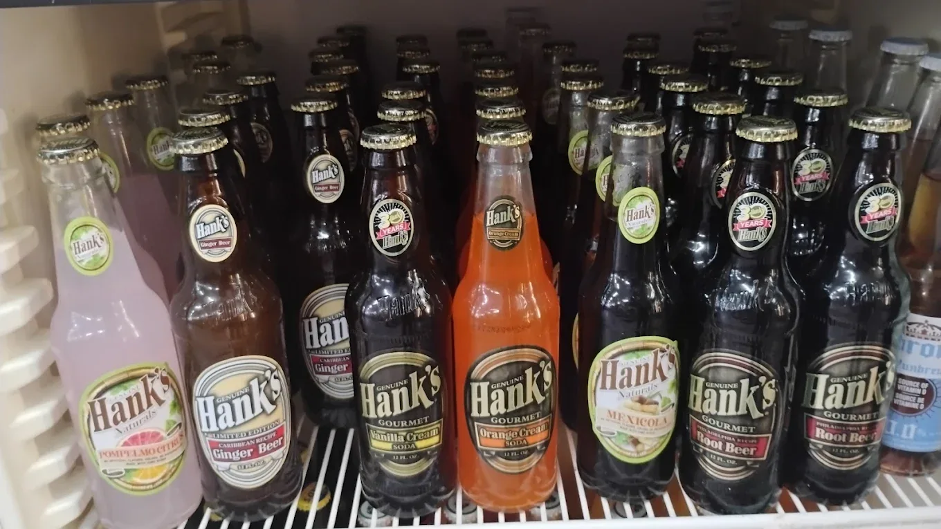 Bottled soda selection at Northmount Convenience Store