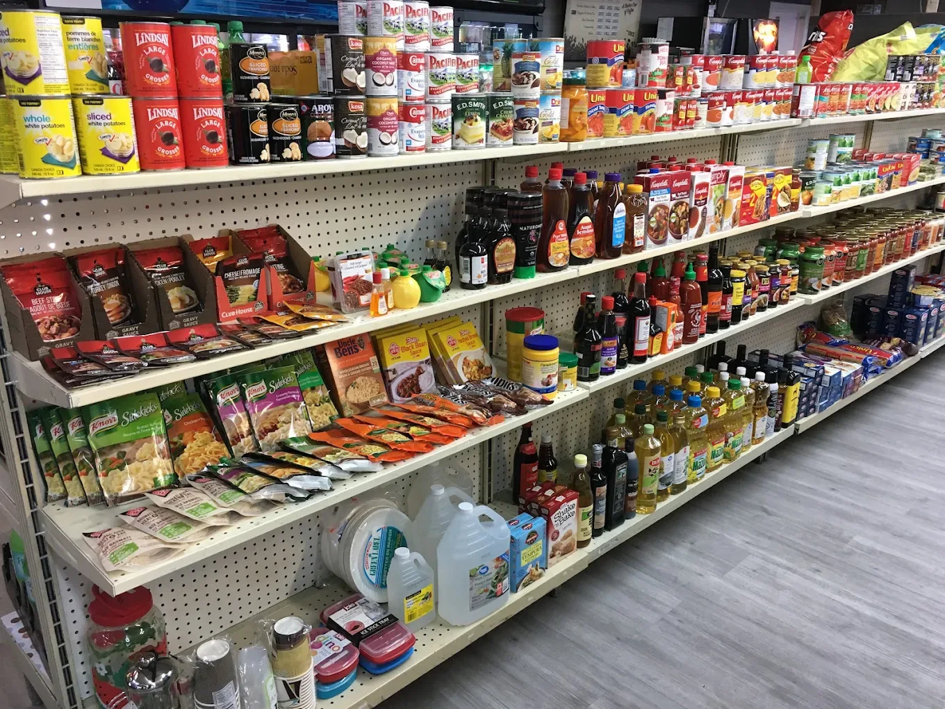 Pantry staples and cooking ingredients at Northmount Convenience Store